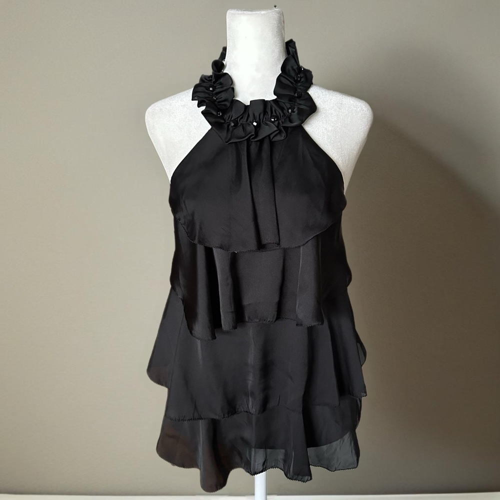 Ruffle Halter Top